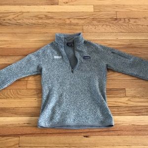 Gray Patagonia Half Zip